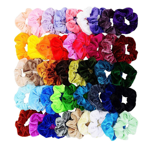 45 Pcs Hair Scrunchies Velvet Elastics Hair Bands Scrunchy Hair Ties Ropes Scrunchie for Women Girls Hair Accessories Scrunchies - Great Gift for Holiday Seasons