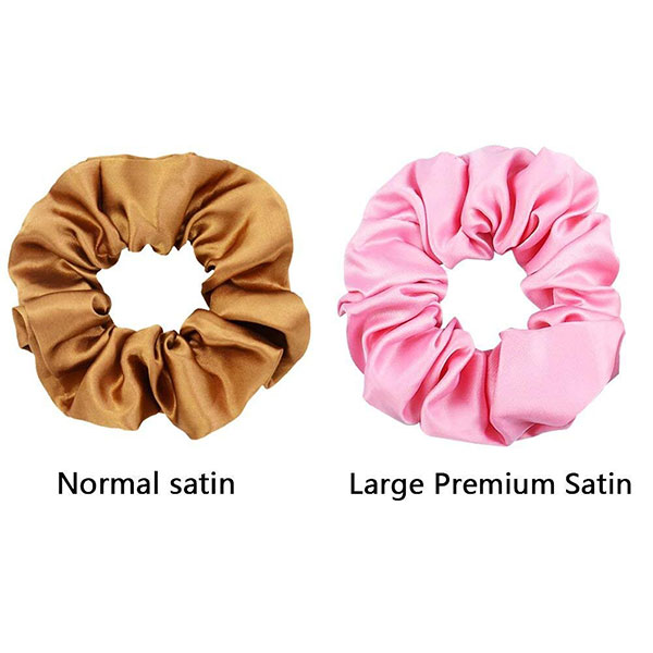 20 Colors Large Satin Hair Scrunchies Elastic Hair Bobbles Ponytail Holder Hair Scrunchy Vintage Hair Ties Accessories for Women Girls